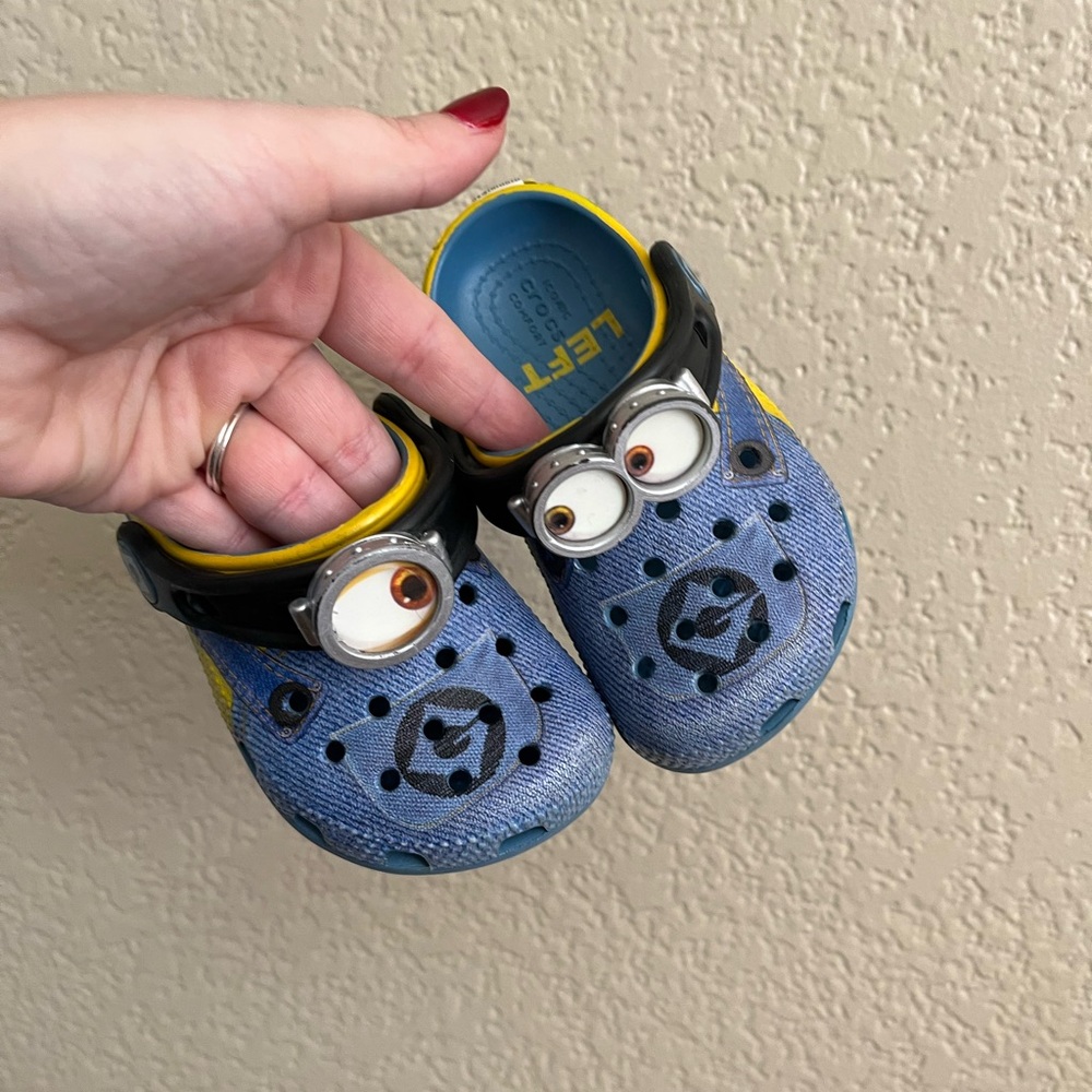 Kids Minions Blue and Yellow crocs